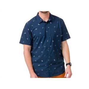 NEW FLYLOW GEAR anderson collared shirt in night/mist seaside